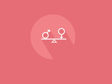 illustration symbole homme femme sur une balance équilibrée 